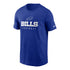 Nike Buffalo Bills Drifit Team Issue T-Shirt In Blue - Front View