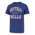 47 Brand Bills Union Arch T-Shirt In Blue - Front View