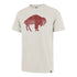 47 Brand Bills Throwback Scrum T-Shirt In White - Front View