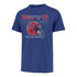 47 Brand Bills Mafia Time Lock Franklin T-Shirt In Blue - Front View