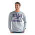 Starter Buffalo Bills Long Sleeve T-Shirt In Grey - Front View