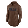 Nike Buffalo Bills 2023 Salute To Service Hooded Long-Sleeve T-Shirt In Brown - Front View