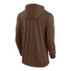 Nike Buffalo Bills 2023 Salute To Service Hooded Long-Sleeve T-Shirt In Brown - Back View