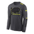 Nike Buffalo Bills Volt Long-Sleeve T-Shirt In Grey - Front View