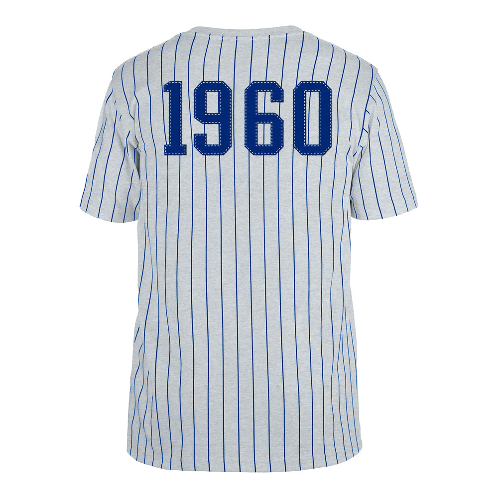 New Era - Pinstripe Baseball Cotton Jersey - Grey