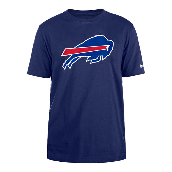 New Era Buffalo Bills Logo T-Shirt In Blue - Front View