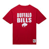 Mitchell & Ness Buffalo Bills Legendary Slub T-Shirt In Red - Front View