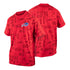 Icer Brands Buffalo Bills All Over T-Shirt In Red - Combined Front & Back View