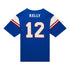 Mitchell & Ness Buffalo Bills Icon Premium Jim Kelly Name & Number T-Shirt In Blue - Back View