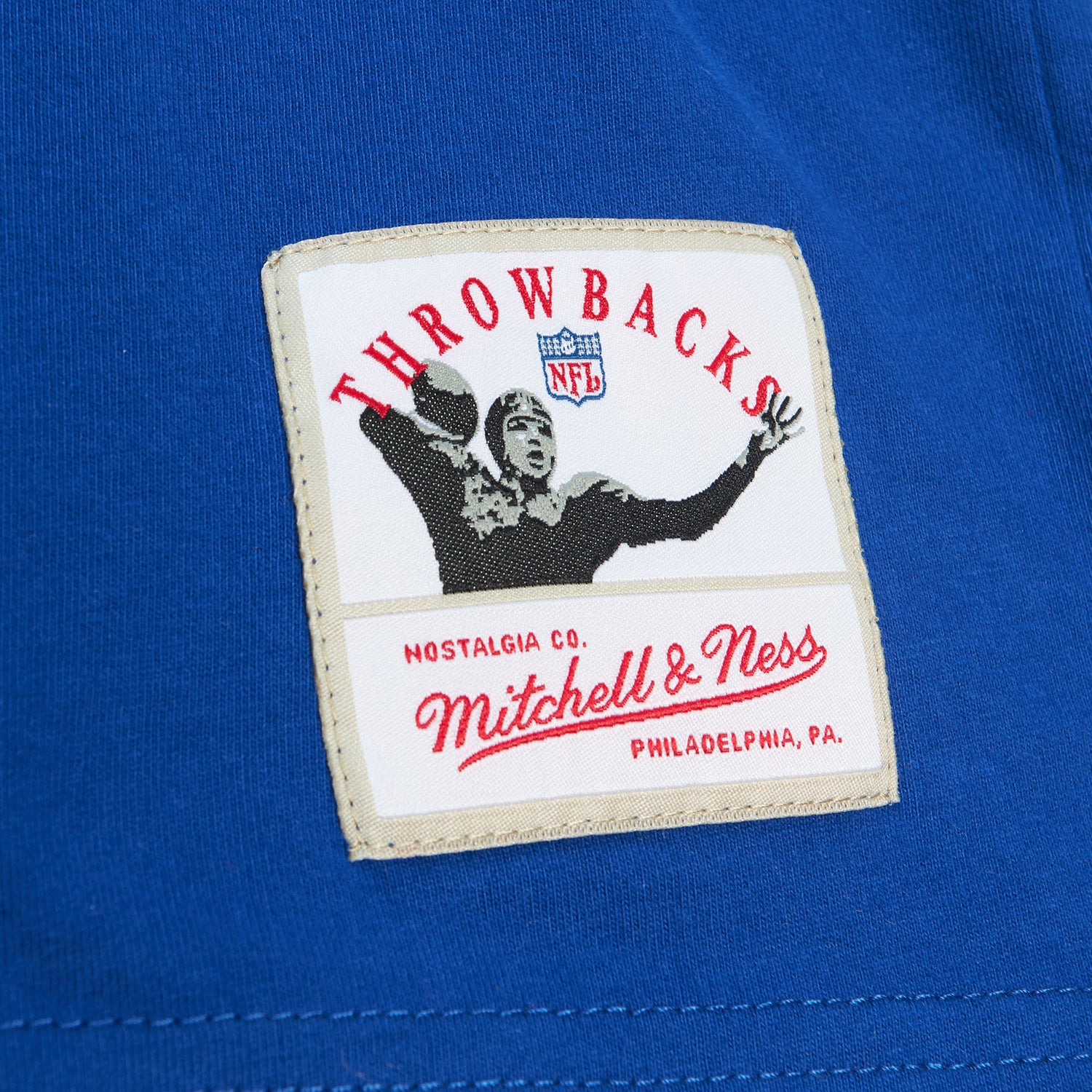 Authentic JIM KELLY Mitchell & Ness BUFFALO BILLS Blue THROWBACK JERSEY  Shirt L
