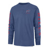 '47 Brand Buffalo Bills Triple Down Franklin Long-Sleeve T-Shirt In Blue - Front View