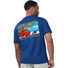 Buffalo Bills Margaritaville Men's T-Shirt In Blue - Back View