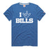 Homage Buffalo Bills ASL T-Shirt In Blue - Front View