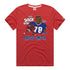 Homage Buffalo Bills The Sack Man Bruce Smith T-Shirt In Red - Front View
