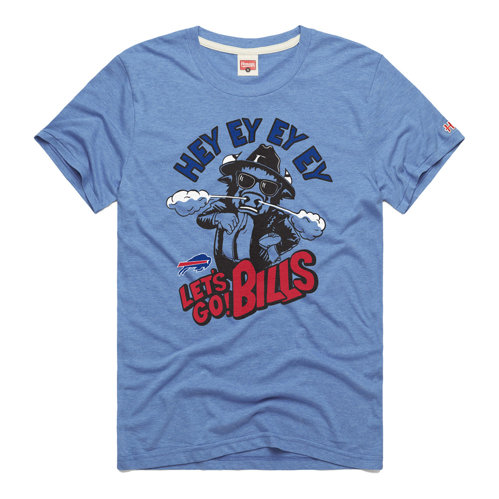 MLB x Grateful Dead x Cubs T-Shirt from Homage. | Light Blue | Vintage Apparel from Homage.