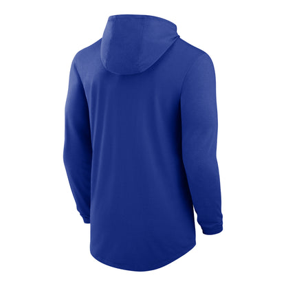 Buffalo Bills Nike Dri-fit Hoodie In Blue - Back View