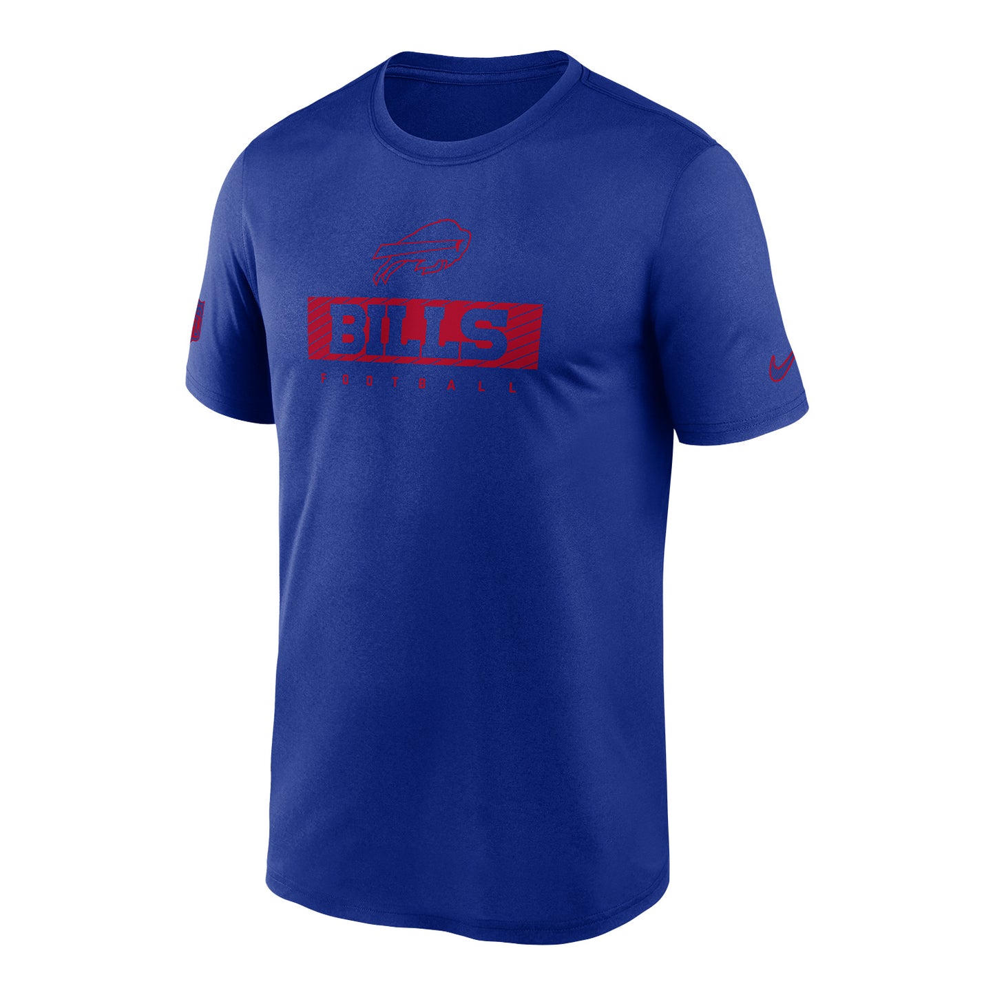 Bills Nike Dri-fit sideline Legend Short Sleeve Tee In Blue - Front View