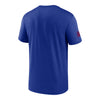 Bills Nike Dri-fit sideline Legend Short Sleeve Tee In Blue - Back View