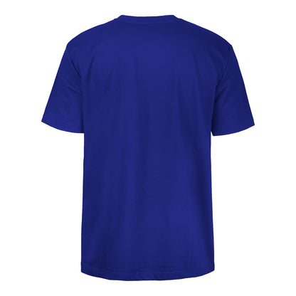 New Era Buffalo Bills Low Stripe T-Shirt In Blue - Back View