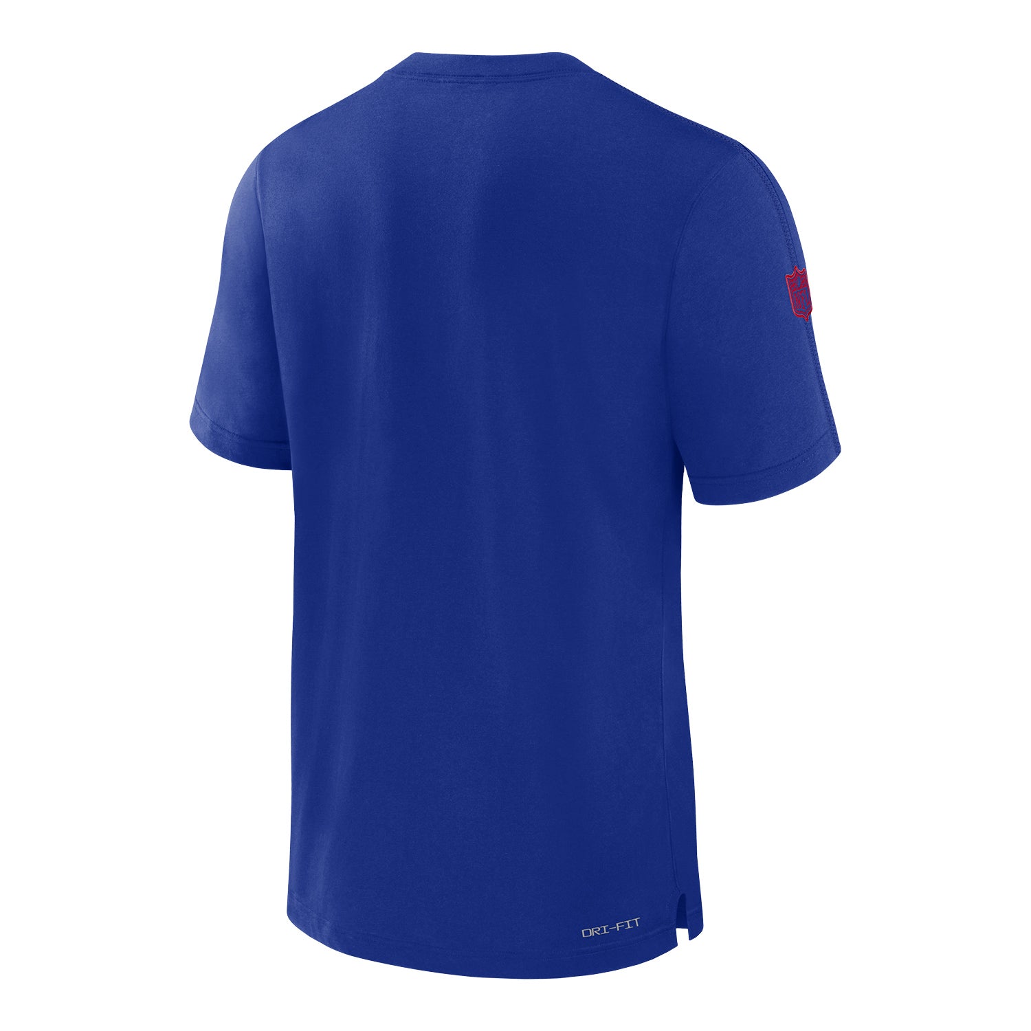 Bills Nike Sideline Short Sleeve Team T-shirt In Blue - Back View