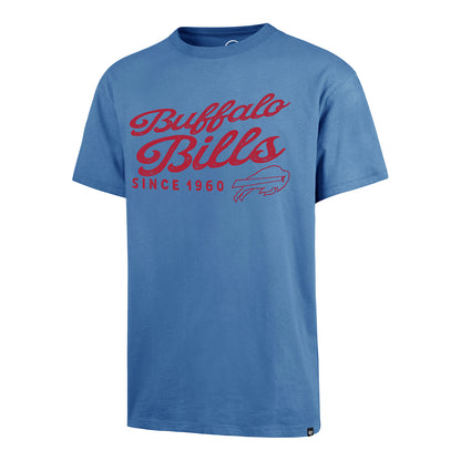 '47 Brand Bills Dusted Montego T-Shirt In Blue & Red - Front View