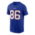 Buffalo Bills Nike Men's Kincaid Player T-Shirt In Blue - Front View