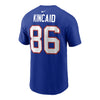 Buffalo Bills Nike Men's Kincaid Player T-Shirt In Blue - Back View