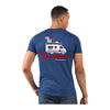 Buffalo Bills Starter Training Camp T-Shirt In Blue - Back View