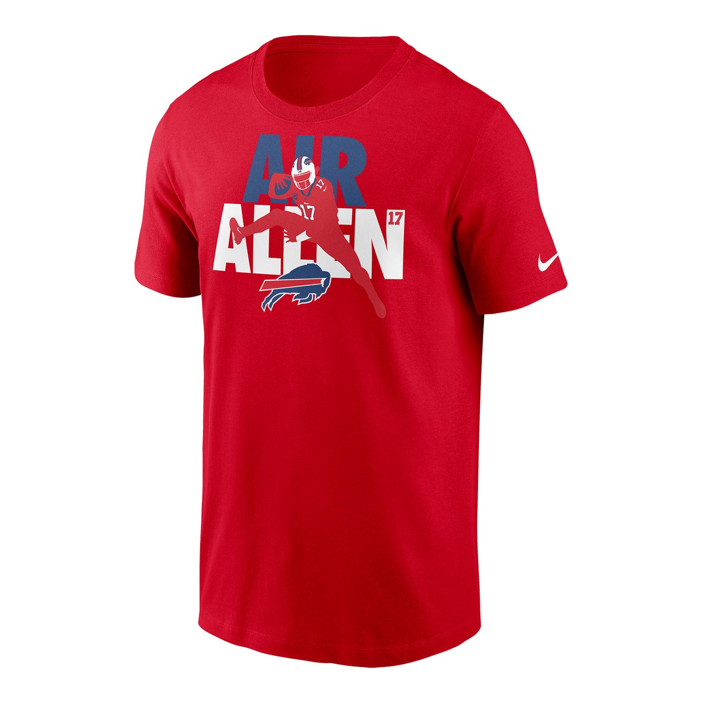 Nike Buffalo Bills Air Allen T-Shirt In Red - Front View