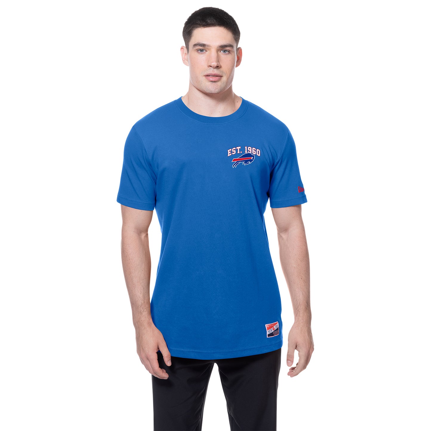 Buffalo Bills Est 1960 New Era T-Shirt In Blue - Front View