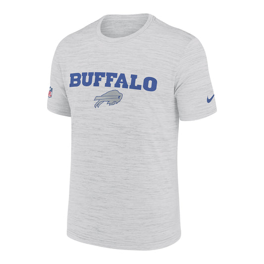 Buffalo Bills Nike Moments of Greatness Rivalry Series T-Shirt In Grey & Blue - Front View