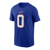 Nike Bills Keon Coleman Name & Number T-Shirt In Blue - Front View