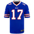 Youth Nike Game Home Josh Allen Jersey In Blue - Front View