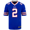 Youth Nike Game Home Tyler Bass Jersey In Blue - Front View