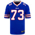 Youth Nike Game Home Dion Dawkins Jersey In Blue - Front View