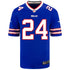 Youth Nike Game Home Kaiir Elam Jersey In Blue - Front View