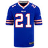 Youth Nike Game Home Jordan Poyer Jersey In Blue - Front View