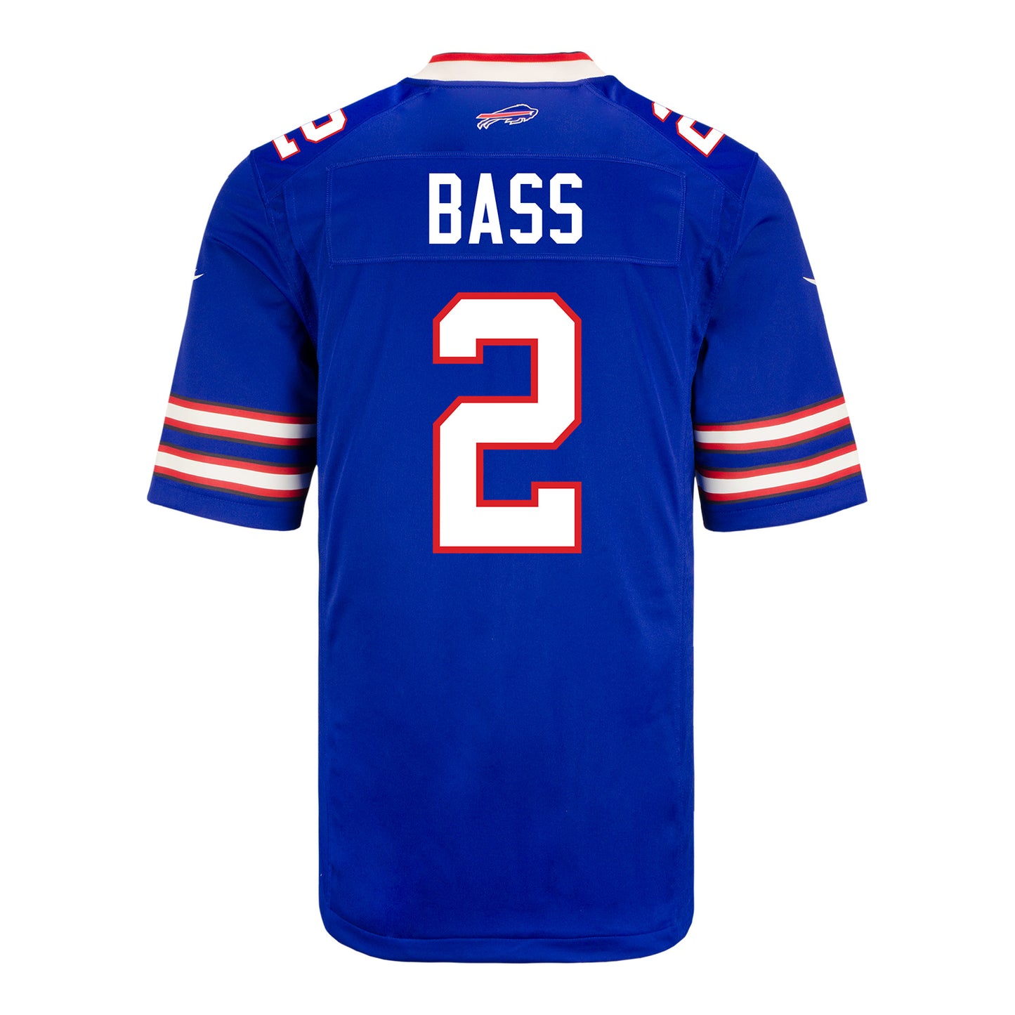 Nike Game Home Tyler Bass Jersey In Blue - Back View