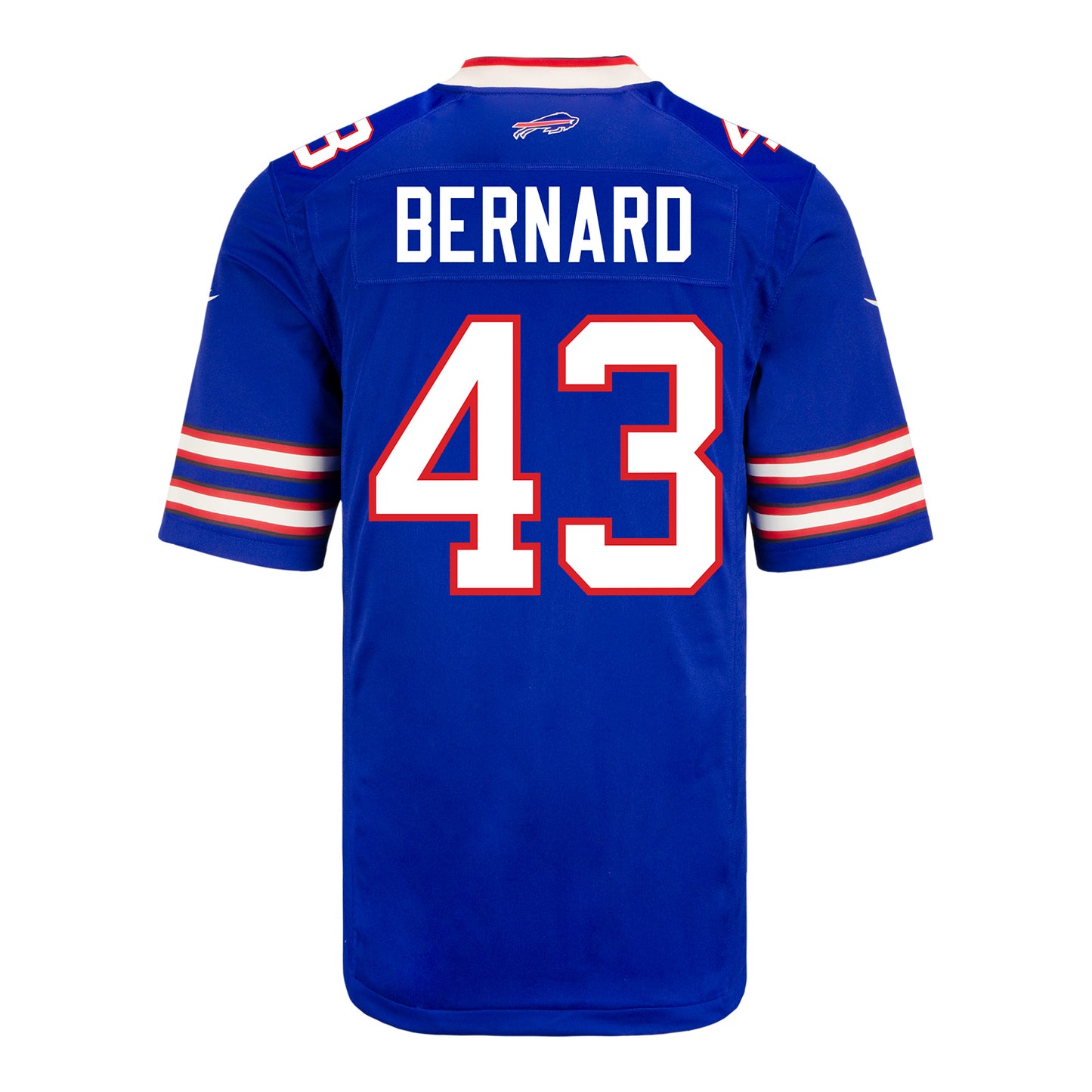 Youth Nike Game Home Terrel Bernard Jersey In Blue - Back View