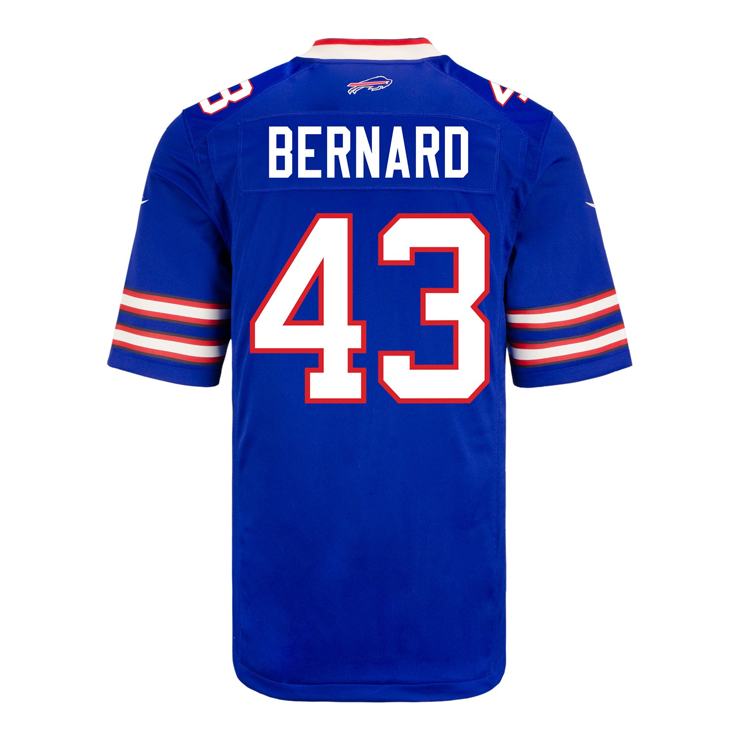 Youth Nike Game Home Terrel Bernard Jersey In Blue - Back View