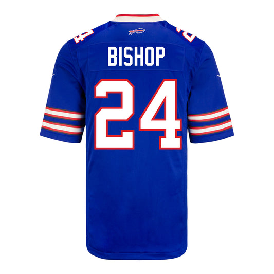 Nike Game Home Cole Bishop Jersey In Blue - Back View