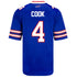 Youth Nike Game Home James Cook Jersey In Blue - Back View