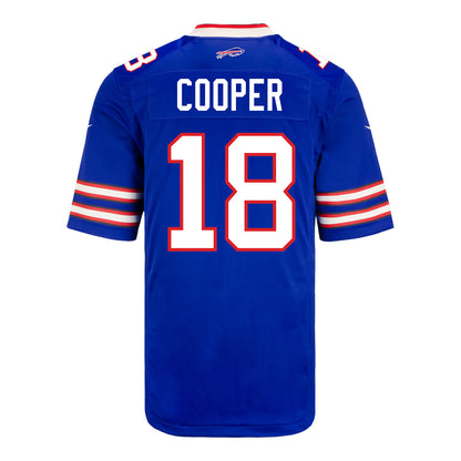 Nike Game Home Amari Cooper Jersey In Blue - Back View