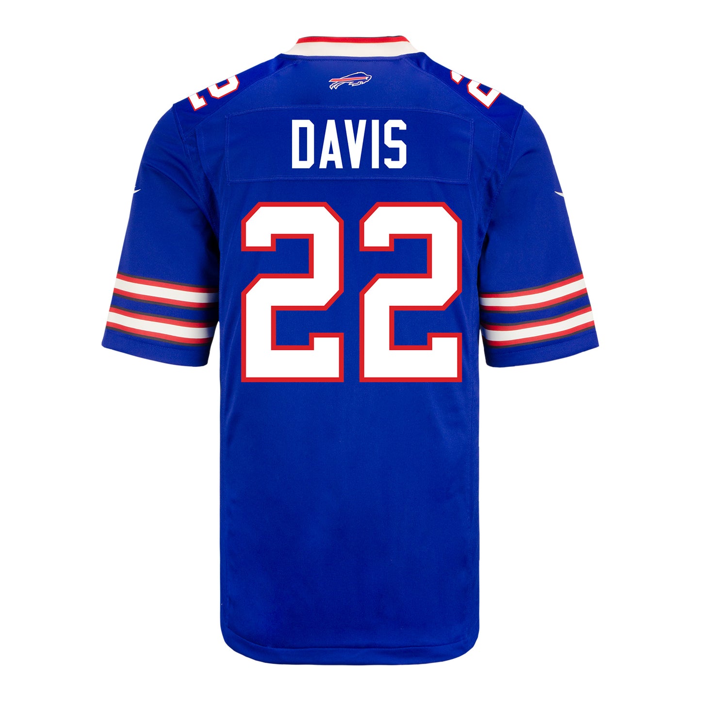 Nike Game Home Ray Davis Jersey In Blue - Back View