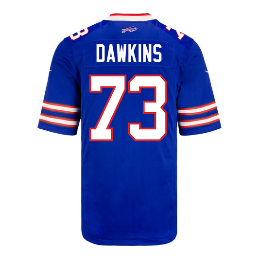 Nike Game Home Dion Dawkins Jersey In Blue - Back View