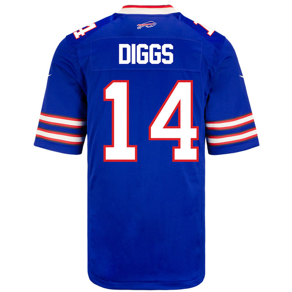 Boys Nike Game Home Stefon Diggs Jersey In Blue - Back View