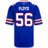 Nike Game Home Leonard Floyd Jersey In Blue - Back View
