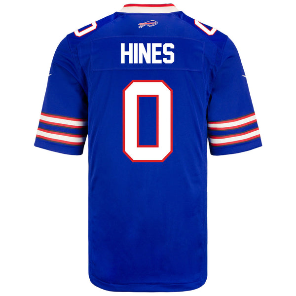Youth Nike Game Home Nyheim Hines Jersey In Blue - Back View