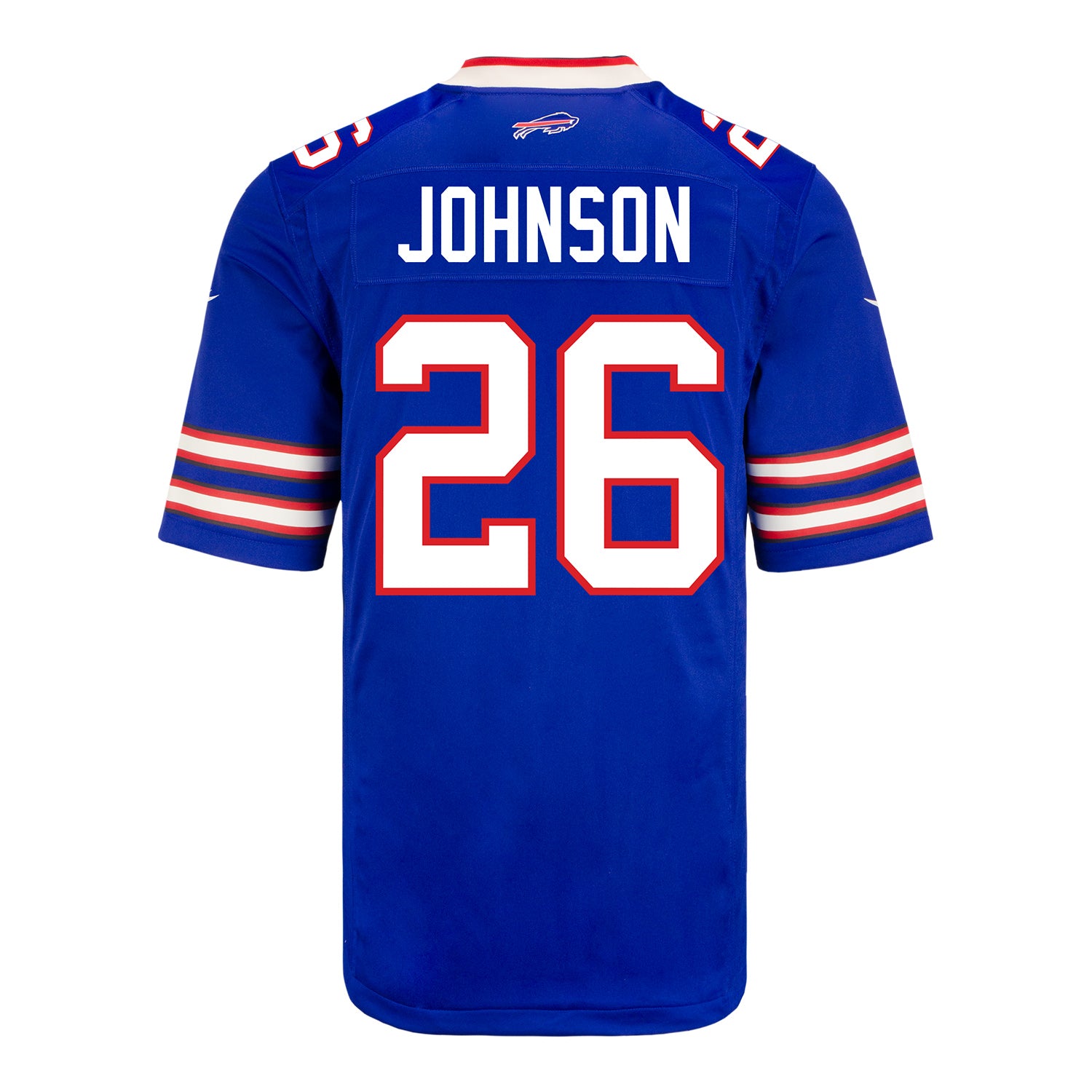 Nike Game Home Ty Johnson Jersey In Blue - Back View