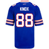 Youth Nike Game Home Dawson Knox Jersey In Blue - Back View